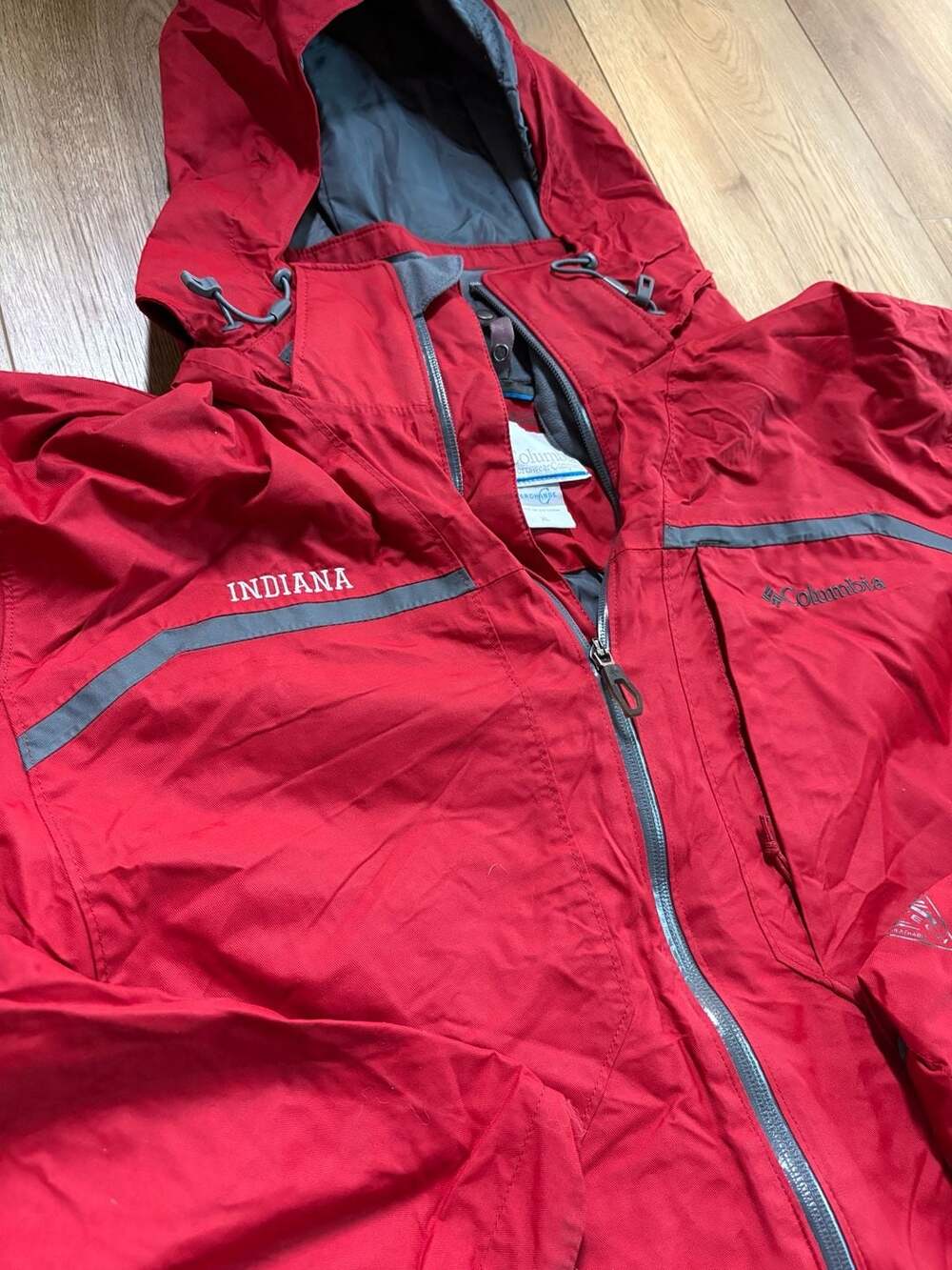Columbia Indiana Omni-Tech Interchange Waterproof Hooded Full-Zip Jacket XL